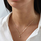 Nisera Kuzey Yıldız Ataç Altın Kolye