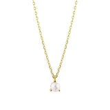 Nisera Minimal Pearl Altın Kolye