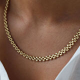 Nisera Harmoni Altın Choker Zincir