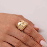 Nisera Boun Tasarım Altın Yüzük