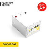 WERER ENERGY 36V 690Ah LiFePO4 Platinum Series Bluetooth'lu Lityum Demir Fosfat Akü 