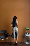 Gri Poina Bisiklet Yaka Kısa Kollu Crop Üst Kapri Alt Takım ATE-5924