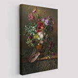 Vazodaki Renkli Çiçekler Tablosu-5925