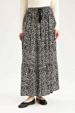 DeFacto Esnek Belli Desenli Kiloş Maxi Etek B5570AX25SPBK81