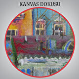 Hollanda Evleri Suluboya Görünümlü Tablo-5926