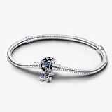 Pandora Moments Işıltılı Ay Klipsli Yılan Zincirli Bileklik  592819C01-19