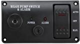 Sintine pompası anahtarı Alarmlı 12V 115x63mm