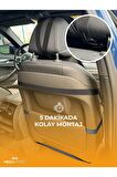 Meka Part Oto Koltuk Koruyucu Kılıf 3 Parça Universal Bej 2+1 %100 Pamuk