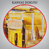 İtalya Şehir Manzarası Yağlıboya Görünüm Dekoratif Kanvas Duvar Tablosu-5933