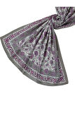 Enba Etnik Desenli Soft Pamuklu Şal 75x190 cm