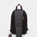 Lederax Kanvas Kumaş Göğüs Çantası Bodybag LD581