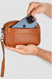 Lederax Suni Deri Erkek Clutch, Kozmetik, Seyahat ve El Çantası LD508