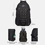 Lederax 50LT Geniş Hacimli Dağcı Çantası Sırt Çantası LD598