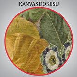 Güzel Çiçekler Yağlıboya Görünüm Dekoratif Kanvas Duvar Tablosu-5937