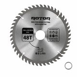 Daire Testere Bıçağı 190x30/25,4 mm 48T – Ahşap Kesim (El Tipi ve Gönye Testere) Adaptörlü