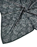 Valino Desenli Şifon Eşarp – 90x90 cm