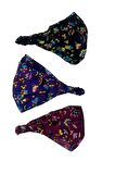 Bandana Paraşüt Model Lastikli 3 Lü Set