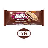 Eti Kakaolu Fındık Kremalı Petibör Bisküvi 270 gr x 6 Adet