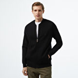 Nautica Erkek Siyah Regular Fit Hırka