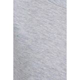 Gri Bisiklet Yaka Organik Pamuklu Tişört