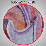 Mor Lavanta Tarkasındaki Kadın Tablosu-5954