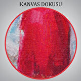 Terk Eden Kadın Yağlıboya Görünüm Dekoratif Kanvas Duvar Tablosu-5956