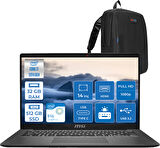Msı Modern 14 Intel Core I7 1355U 32GB 512GB SSD Iris Xe Graphics Freedos 14" IPS Fullhd (1920*1080) Taşınabilir Bilgisayar F13MG257XTRF17 + Zetta Çanta