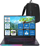 Acer Predator PH18-73 Intel Core Ultra 9 275HX 192GB 6tb Freedos 16GB RTX5080 18'' WQXGA(2560 x 1600) IPS 250HZ Taşınabilir Bilgisayar NHQVZEY001F41 + Zetta Çanta