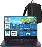 Acer Predator PH18-73 Intel Core Ultra 9 275HX 96GB 8tb Windows 11 Home 16GB RTX5080 18'' WQXGA(2560 x 1600) IPS 250HZ Taşınabilir Bilgisayar NHQVZEY001H30 + Zetta Çanta