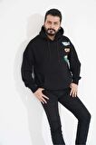 Sweatshirt erkek kadın unisex kapüşonlu sırt baskılı kanguru cep sweat TWILLS