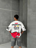 Redbull Baskılı Oversize Unisex T-Shirt