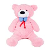 80 cm Papyonlu Sevimli Peluş Şaşkın Ayı - Sevgiliye Özel HEDİYE