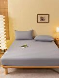 Ranforce Pamuklu Yastık Kılıflı Lastikli Çarşaf Takımı 100 x 200 Tek Kişilik