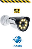 SNRELK HAMA 5536 WARM LIGHT GECE RENKLİ 2'Lİ GÜVENLİK KAMERASI