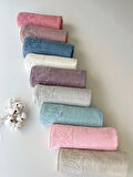 MYSOFT 90X150 YAPRAK BANYO HAVLUSU-LİLA