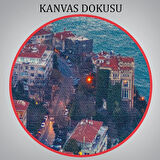 Boğaziçi Kuş Bakışı Dekoratif Kanvas Tablo-5971