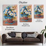 Vazodaki Mavi Betaz Çiçekler Tablo-5975