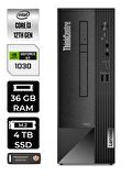 Lenovo NEO 50S i3 12100 36GB RAM 4TB SSD GT1030/4GB W11HOME 11SX002VTX MASAÜSTÜ PC & PER4 BELLEK