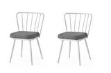Modern Mutfak Cafe Bahçe Sandalyesi Buse 2 Li Set