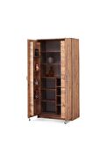 Ekonomik 2 Kapılı Mutfak Kiler Erzak Dolabı 86x50x180