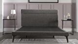Bellona Flexy Çift Kişilik Gri Baza + Başlık 160 x 200 cm
