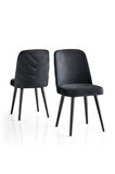 Modern Yemek Odası Mutfak Sandalyesi Venedik 2 Li Set 