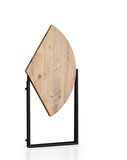 Portatif Katlanır Yuvarlak Balkon Mutfak Masa 3 Sandalye Takım 80cm