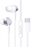 Baseus Süper Ses Sistemli Type C Kablolu Mikrofonlu Kulaklık, HİFİ Ses, HD Mikrofonlu Type C Kulaklık