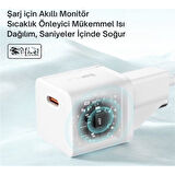 Baseus Gan5 Ultra Hızlı 20W Type C Şarj Başlığı, Ultra Küçük, Akım ve Isı Korumalı, Yanma Önleyici Adaptör