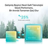 Baseus Gan5 Ultra Hızlı 20W Type C Şarj Başlığı, Ultra Küçük, Akım ve Isı Korumalı, Yanma Önleyici Adaptör