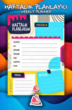 Haftalık Planlayıcı Hatırlatıcı | Weekly Planner Note, Günlük Ajanda,Aylık Defter | A5 50Syf 15*21cm