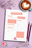 Yapılacaklar Listesi Planlayıcı | To Do List Planner, Günlük Hedef, Aylık Defter | A5 50Syf 