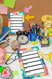 Haftalık Planlayıcı Hatırlatıcı | Weekly Planner Note, Günlük Ajanda,Aylık Defter | A5 50Syf 15*21cm