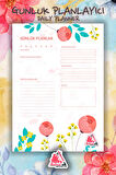 Günlük Planlayıcı Hatırlatıcı | Daily Planner Note, Haftalık Ajanda, Aylık Defter | A5 50Syf 15*21cm
